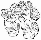 Bots Rescue Coloring Pages Getdrawings Bumblebee sketch template