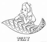 Tilly Naam Kleurplaten sketch template