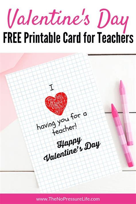 printable teacher valentines day cards printable templates