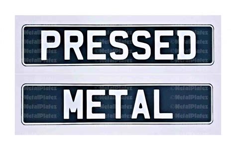 metal number plates classic black metalplatezcom  quality