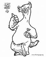 Ice Age Coloring Pages Sid Drift Continental Kids Colouring Sloth Printables Shira Print Color Mammoth Cartoon Popular Coloringhome sketch template