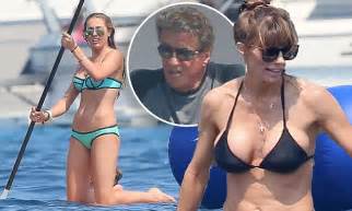 sylvester stallone s wife jennifer flavin shows off fit