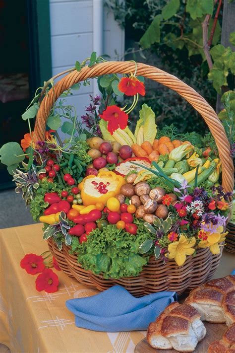 harvest basket extravaganza vegetable gardener harvest basket veggie display buffet food