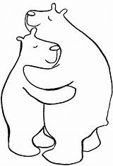 Bear sketch template