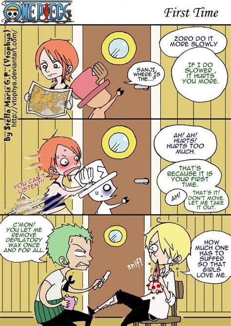 Zoro Sanji Nami One Piece Funny One Piece Comic One