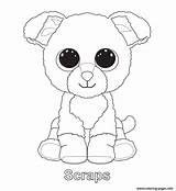 Coloring Beanie Boo Pages Ty Boos Baby Printable Party Colorear Scraps Print Para Babies Jojo Siwa German Shepherd Only Book sketch template