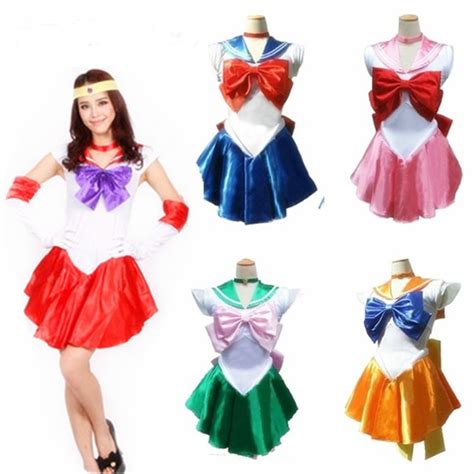 2018 women s anime sexy sailor moon costume cosplay dress for girl