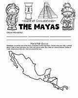 Mayan Worksheets Civilization Lesson Introduce sketch template