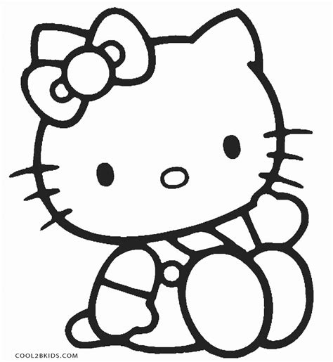 printable  kitty coloring pages  pages