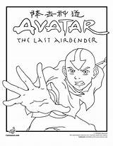 Airbender Korra Aang Leyenda Bender Sakura Designlooter sketch template