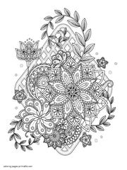 flower coloring book pages  coloring pages printablecom