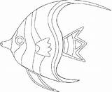 Fish Ocean Coloring Pages Getcolorings Realistic Color Printable sketch template