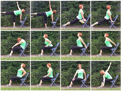 chair yoga poses  beginners city