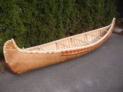 francois birchbark canoes algonkin  style canoe