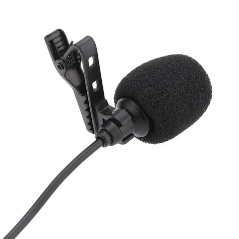 mm lavalier clip mini portable microphone mic metal mono microphone  collar clip