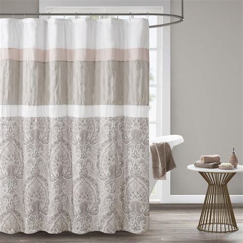 design shawnee printed  embroidered shower curtain  liner  walmartcom