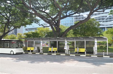 bus stop design  autonomous public transport