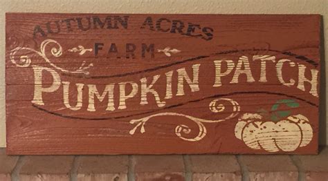 pumpkin patch sign handmade  reclaimed wood pumpkin patch sign