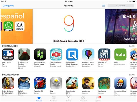 ipad apps    app store