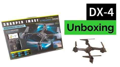 sharper image dx  hd  drone unboxing youtube