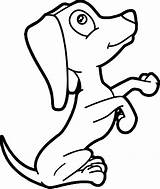 Begging Coloring Dog Puppy Wecoloringpage sketch template