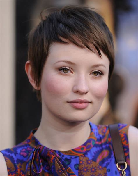 Emily Browning Hollywood S Best Very Short Short Hair