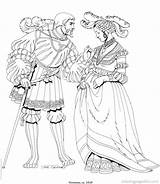 Renaissance Coloring Pages Clothing Coloriage Fun Kids Costume Costumes Mode Book Adult Fashion Printable Historical Getcolorings Histoire Tenue Getdrawings Print sketch template