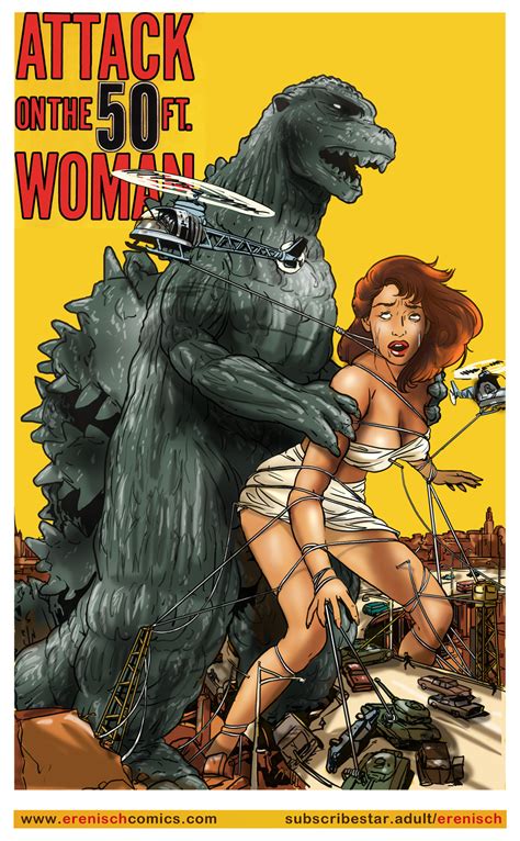 godzilla vs 50 ft woman by erenisch hentai foundry