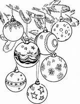 Christmas Coloring Ornaments Ornament Drawing Pages Printable Tree Color Balls Ball Decorations Dibujos Navidad Colorear Para Navideños Beautiful Adornos Drawings sketch template