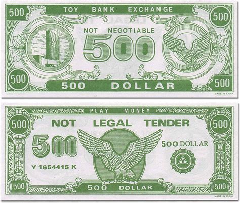fake money   real printable