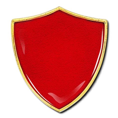 shield badge enamel red school reward badges