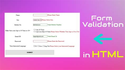 validate login form  react js  html hints medium