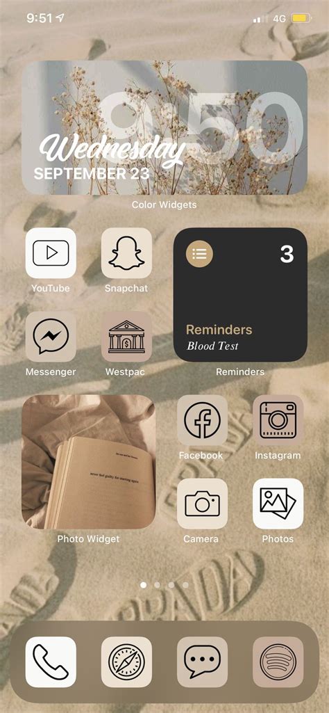 beige ios aesthetic layout homescreen iphone iphone wallpaper app iphone organization