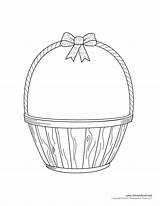 Basket Easter Coloring Clipart Drawing Template Empty Wicker Line Clip Getdrawings Craft Printable Picnic Cliparts Library Pages Arts Color Transparent sketch template