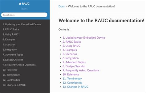 pengutronix comprehensive rauc documentation update