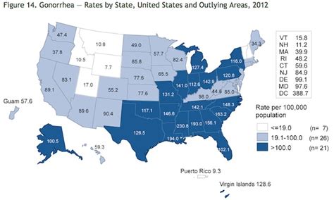 which state has the most stds check these maps