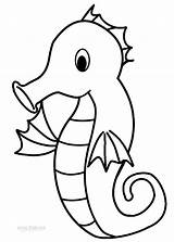 Seahorse Coloring Pages Print Printable Kids Horse Cool2bkids Sea Color Adults Sheets Cartoon Baby Drawing Getcolorings sketch template