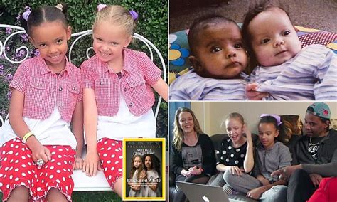 biracial twins reveal what it s like growing up one black one white daily mail online