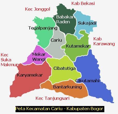 mengulas cariu  masuk kedalam  kecamatan pemekaran kabupaten bogor