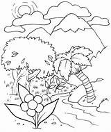 Creation Coloring Days 1321 1575 Kids sketch template