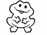 Frog Coloring Pages Cute Simple Drawing Kids Realistic Clipart Clipartmag Getdrawings Clipartbest Book sketch template