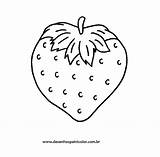 Frutas Moranguinho Morango Morangos Desenhar Gostoso Fruta Clique Gratuitamente sketch template