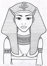Hatshepsut Egypt Egyptian Cleopatra Egipto Draw Egitto Dioses Egipcio Egipcios Cleopatre Queens Antica Sketchite Paintingvalley Bastet Egiziana Antico sketch template