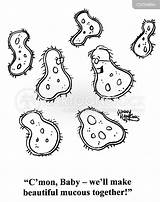 Mucus Cartoon Cartoons Comics Mucous Funny Bacteria Organism Science Micro Bacterias Biologist sketch template