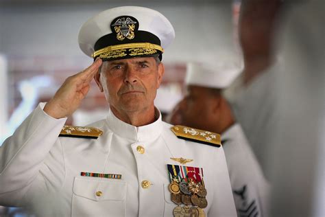 admiral picked  lead  navy declines job retires