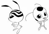 Tikki Coloring Pages Pollen sketch template
