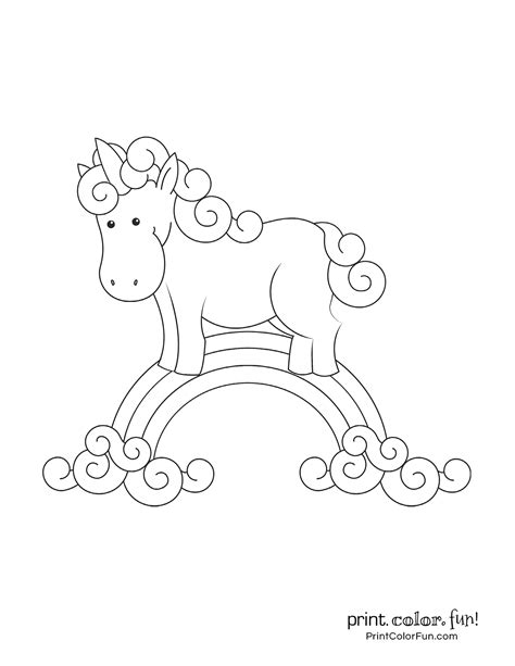 printable unicorn coloring pages  kids top  magical
