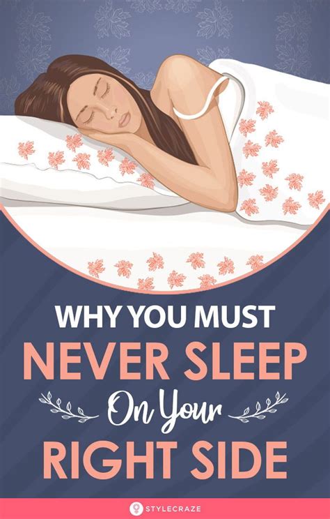 Why You Must Sleep On Your Left Side And Never On Your Right Sleep