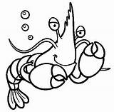 Coloring Lobster Cartoon Little Realistic Sheets Children Getdrawings sketch template