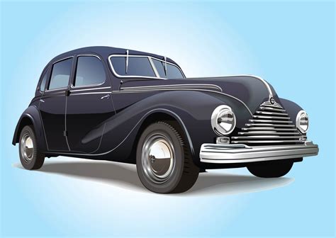 Vintage Car Vector Art And Graphics
